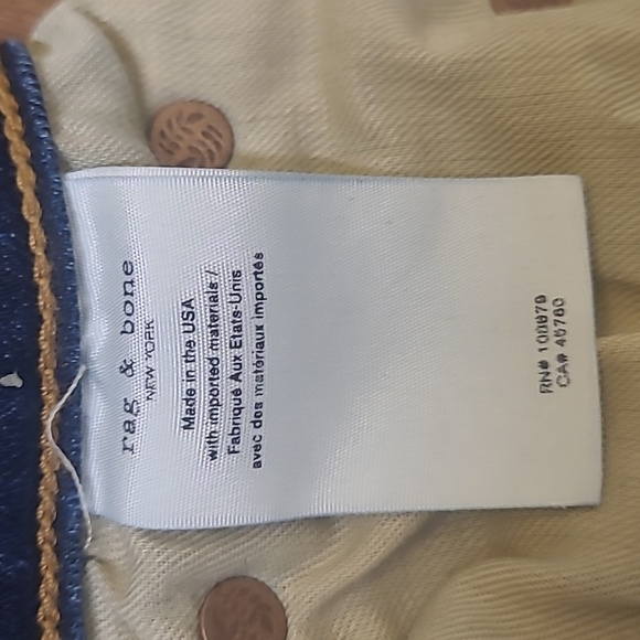 Rag & Bone Dark Blue Ankle Jeans - Picture 13 of 16
